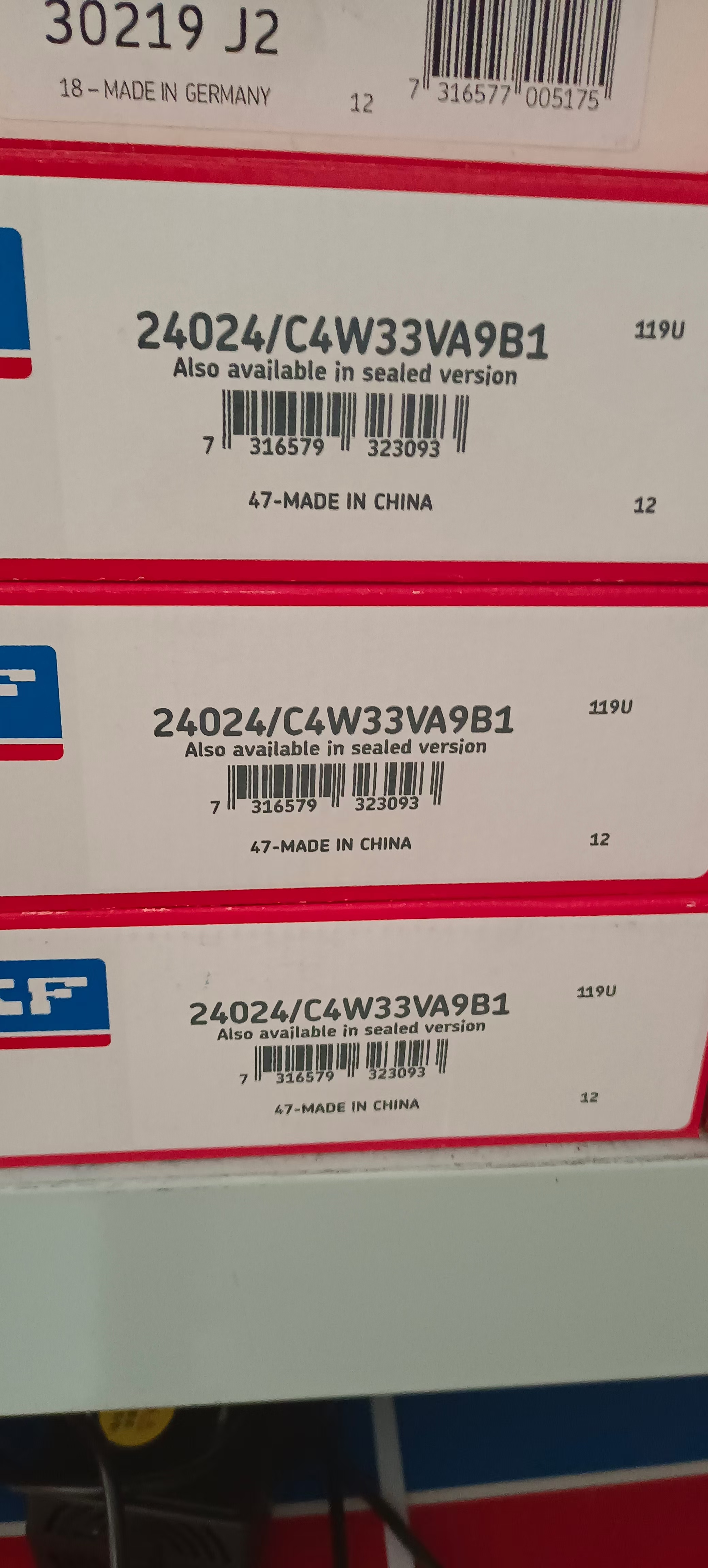 SKF 30219J2