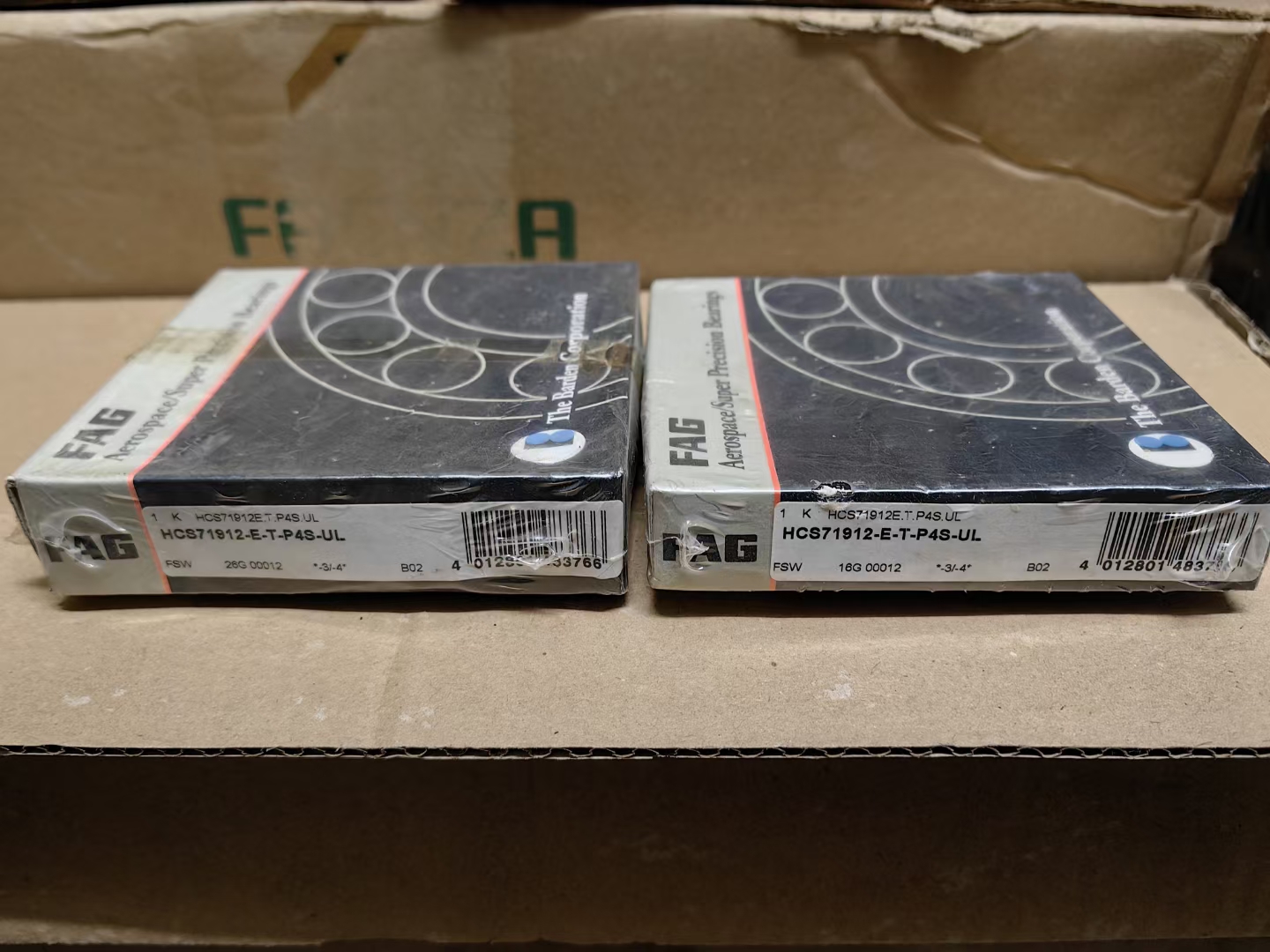 FAG精密轴承 HCS71912E-T-P4S-UL