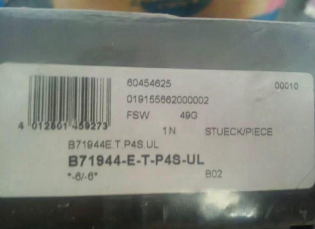 FAG  B71944-E-T-P4S-UL